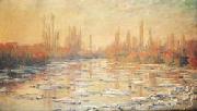 Claude Monet, Ice Thawing on the Seine